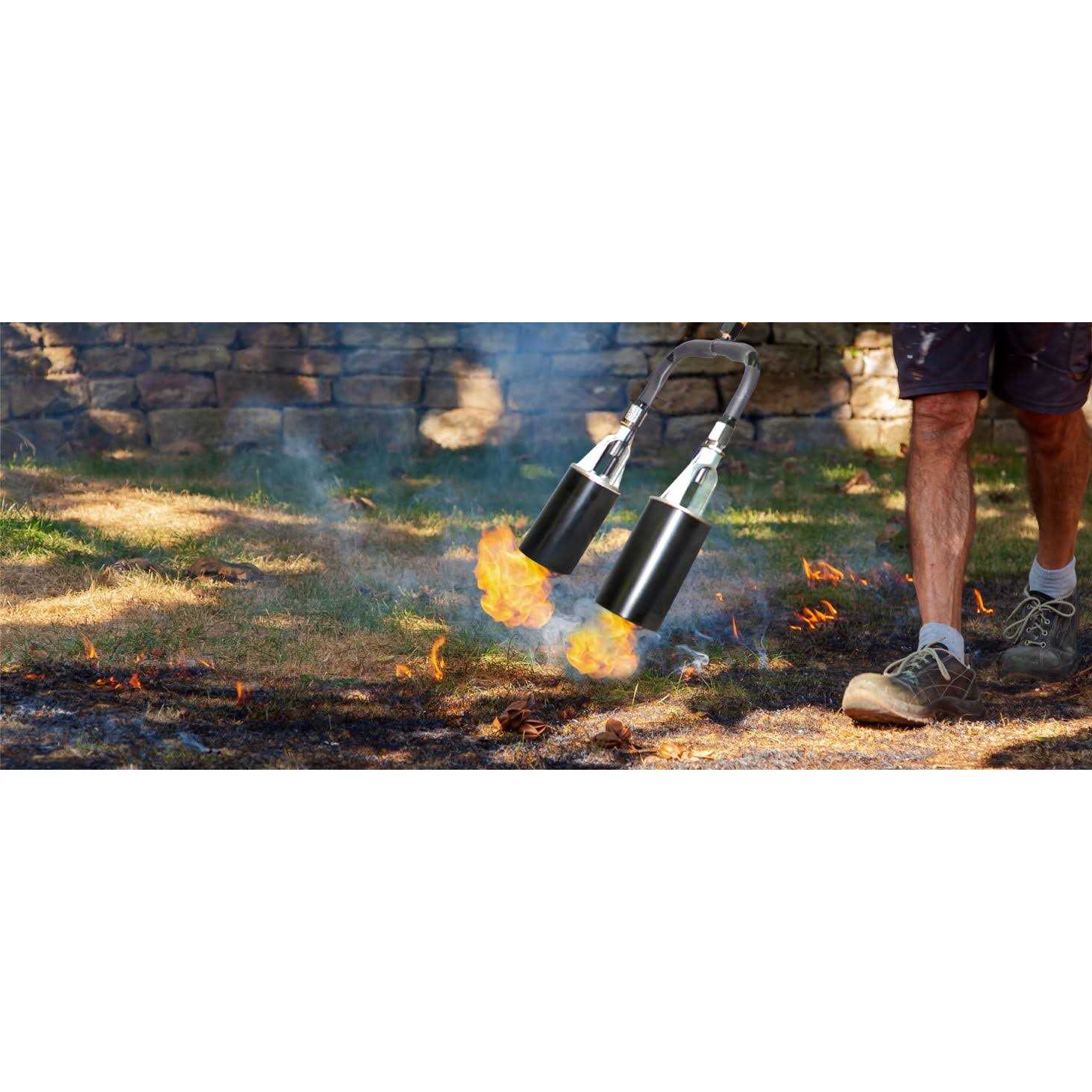 Flame King 1 Million BTU Dual Propane Torch Heavy Duty Weed Burner - Image 3