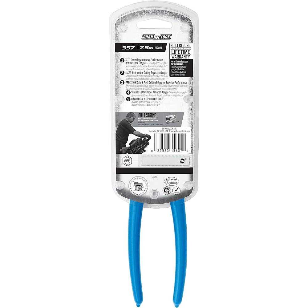 Channellock 357 Bulk End Cutting Plier - Image 3