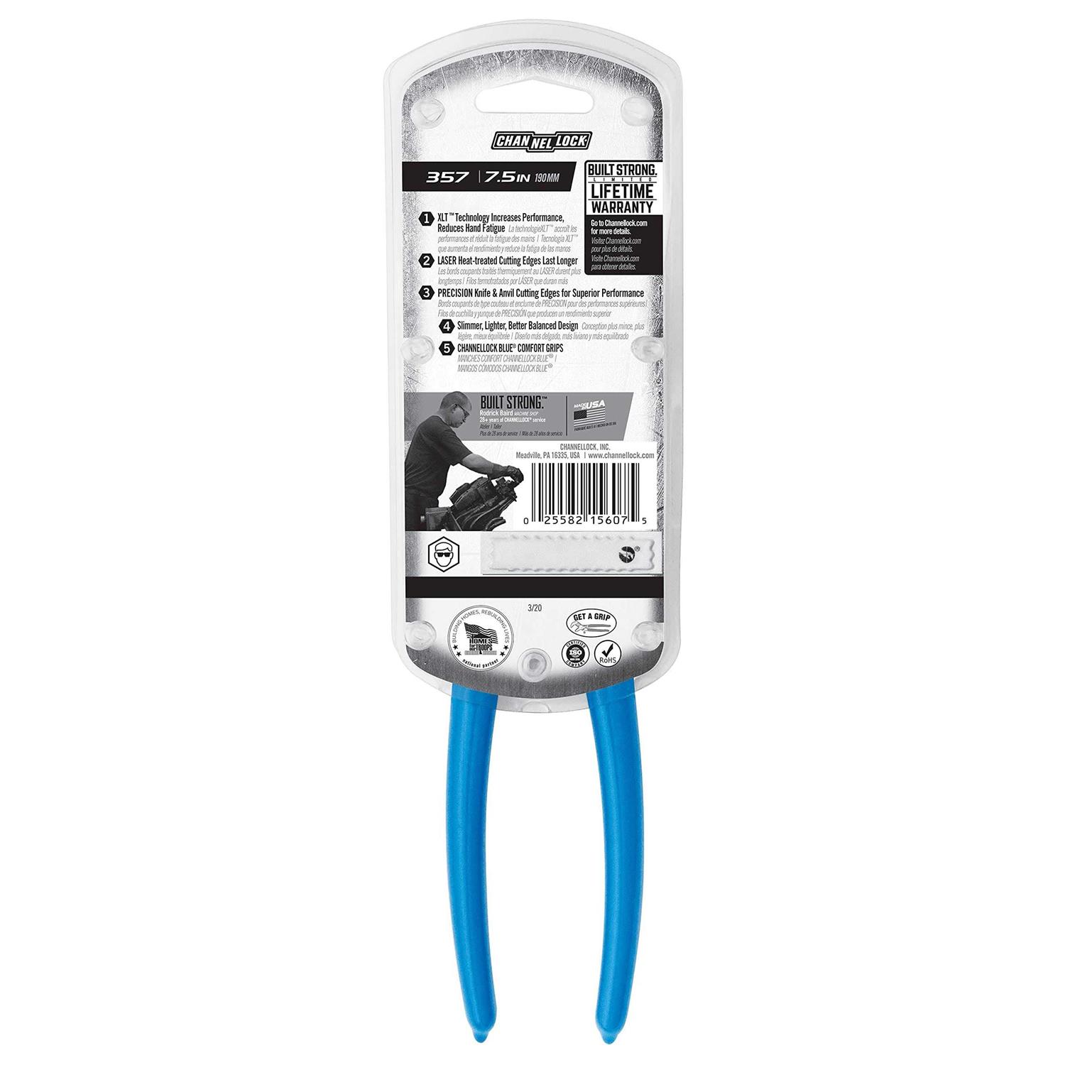 Channellock 357 Bulk End Cutting Plier - Image 4