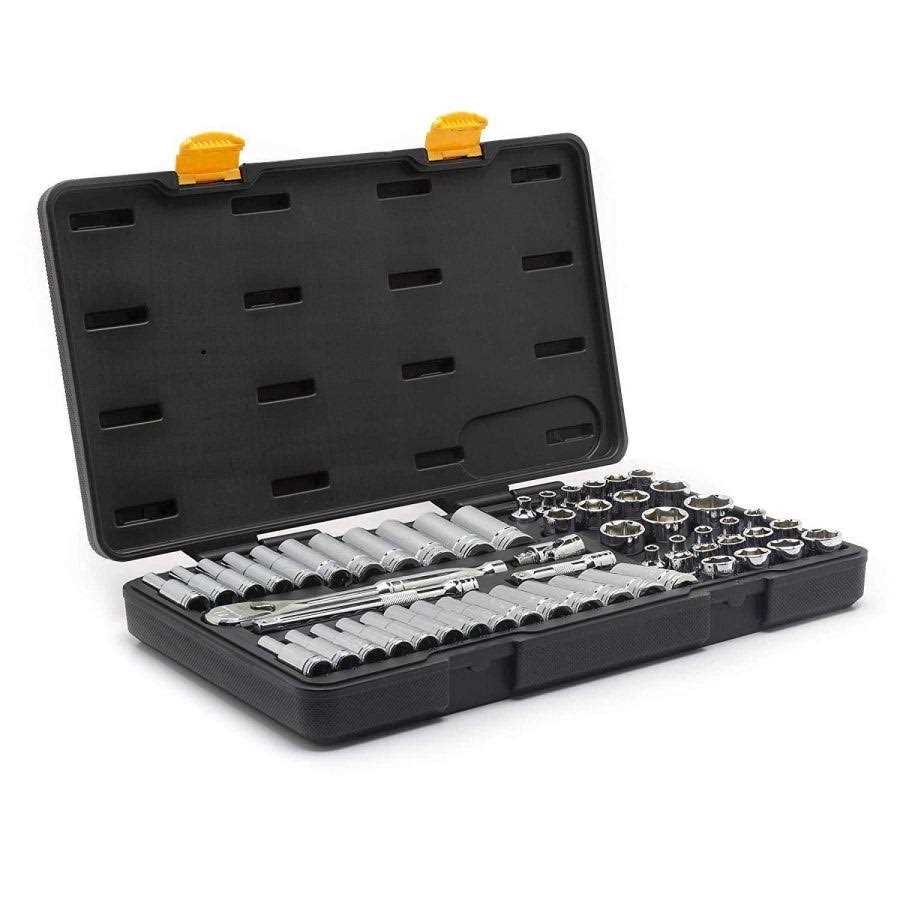 Gearwrench 80550P 56 Pc. 3/8in Drive 120XP SAE/Metric 6 Point Standard & Deep Socket Set - Image 3