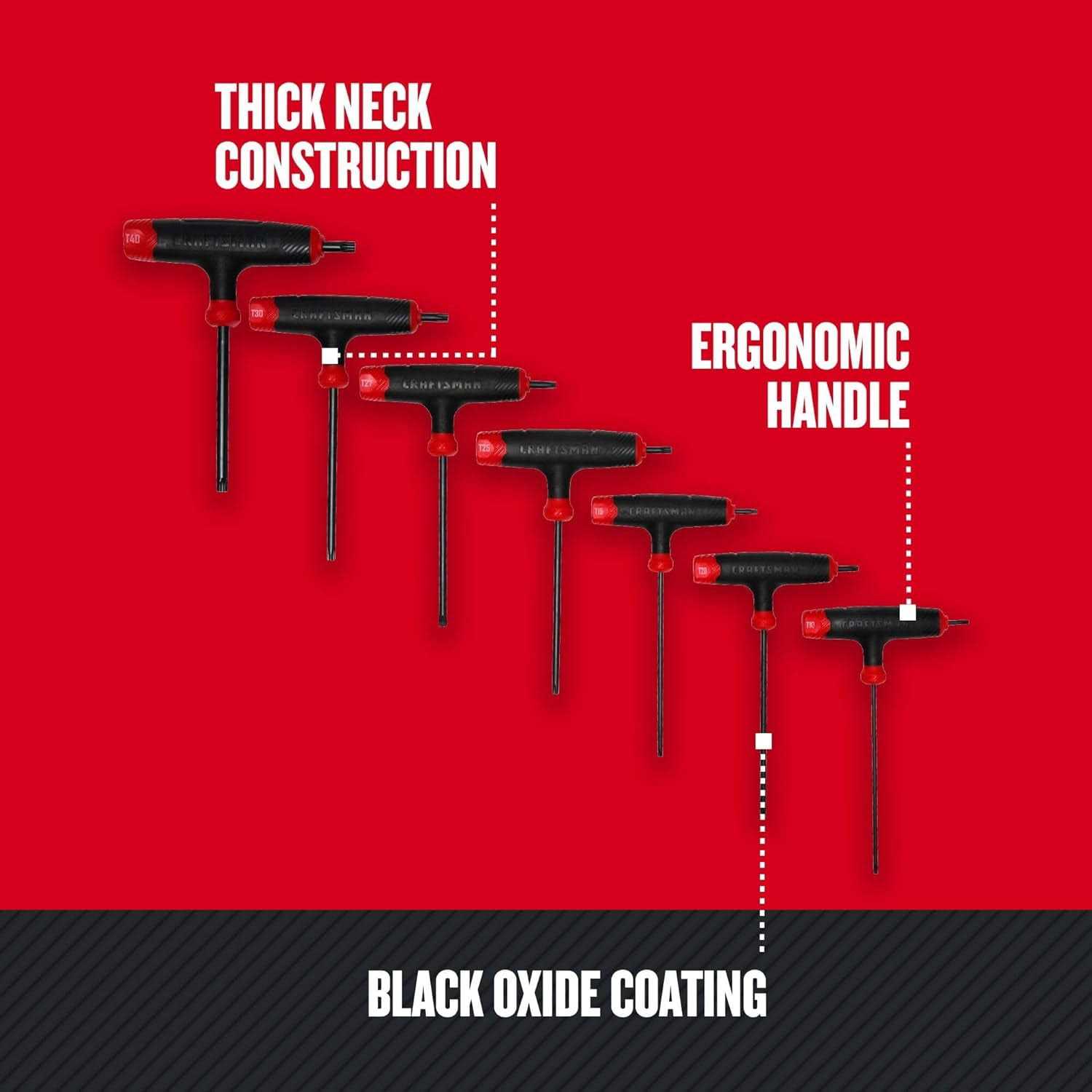 Craftsman 7-Piece T-Handle Torx Set - Image 5
