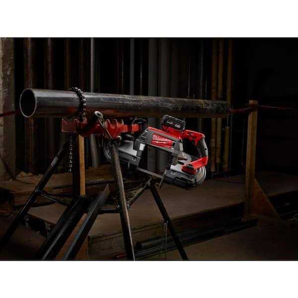 Milwaukee M18 FUEL 18V Lithium-Ion Brushless Cordless Deep Cut Band Saw w Battery - Image 4