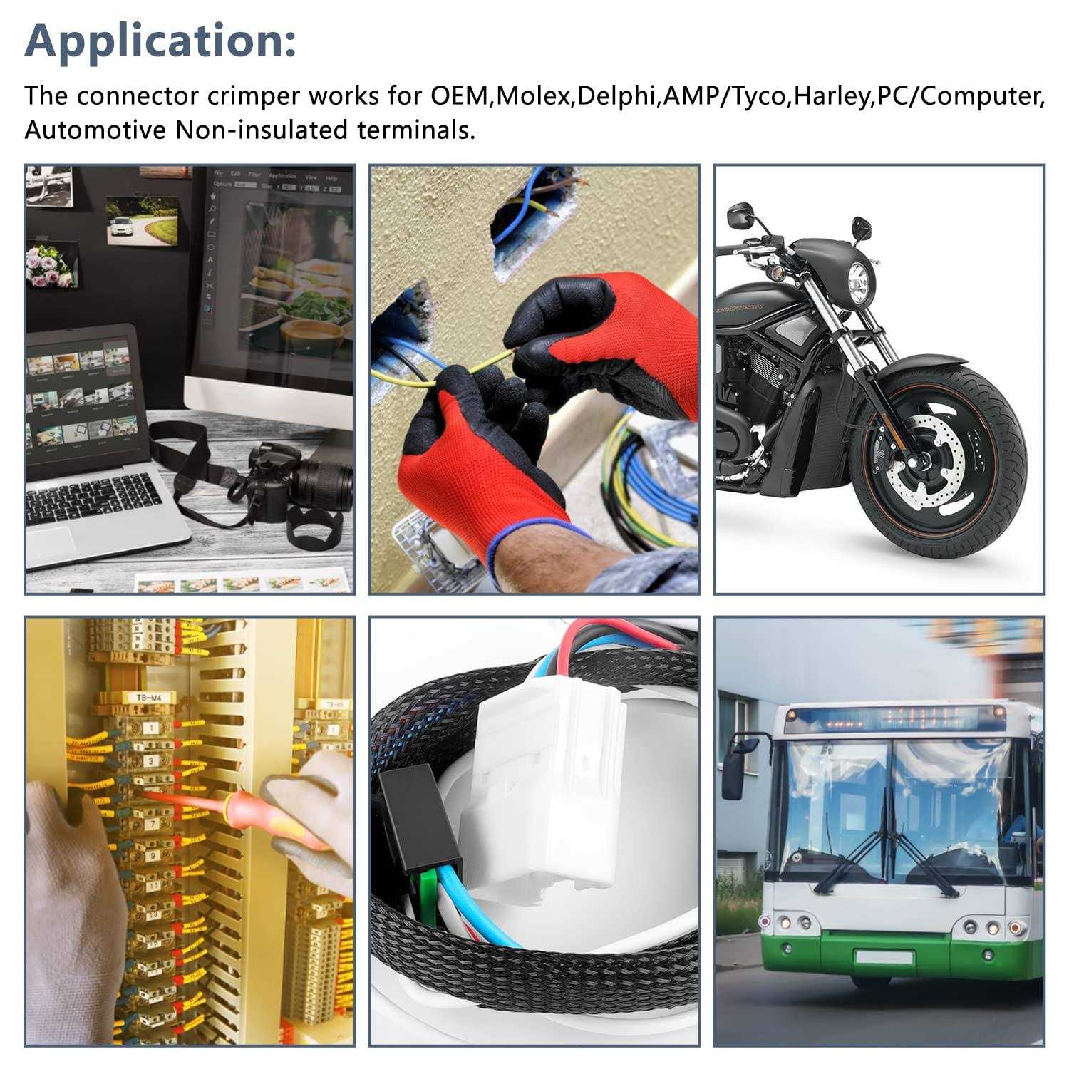 Knoweasy JST Crimper and Molex Crimper Compatible with Deutsch DT Series Stamped or Formed Contact,Molex - Image 4