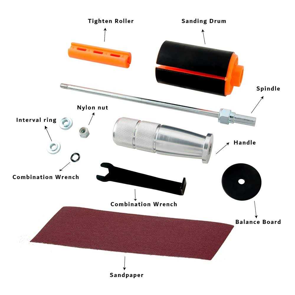 O'Skool Hand-held Sanding Drum for Drill Presses and Power Drills - Image 4