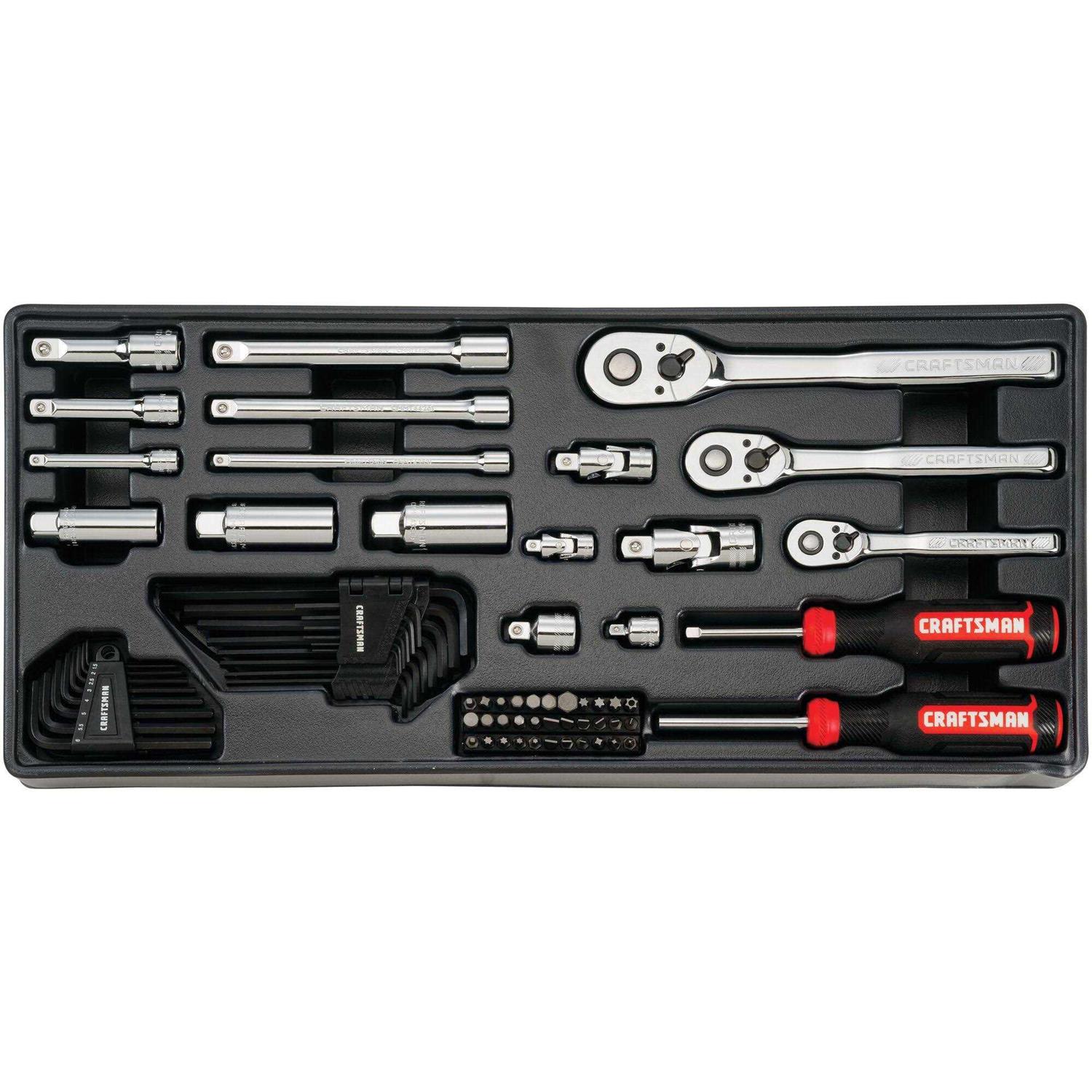 Craftsman 298-Piece Standard and Metric Polished Chrome Mechanics Tool Set CMMT12039 - Image 5