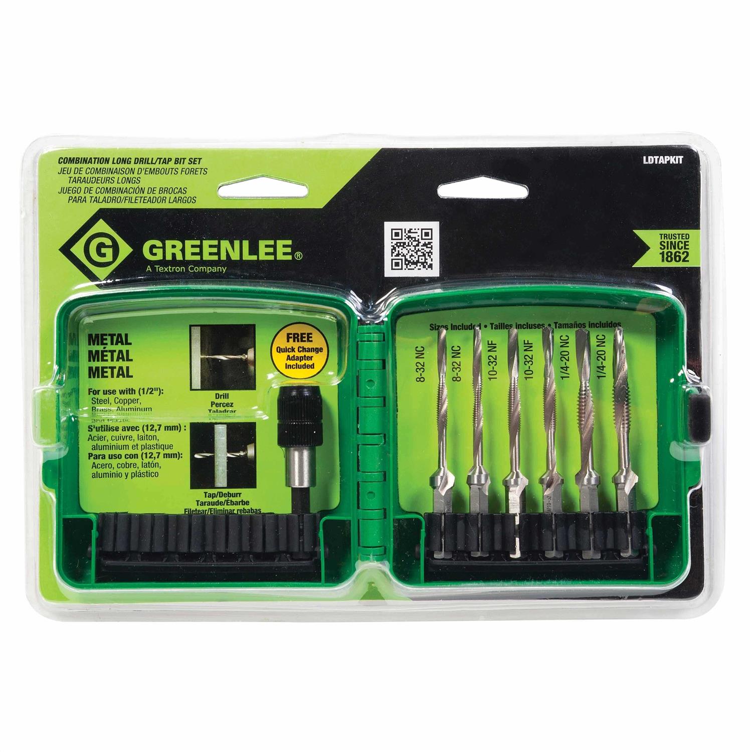 Greenlee LDTAPKIT Long Drill/Tap Kit - Image 5