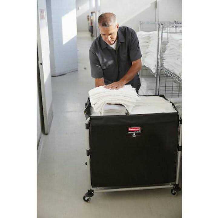 Rubbermaid Commercial Collapsible X-Cart - Image 4