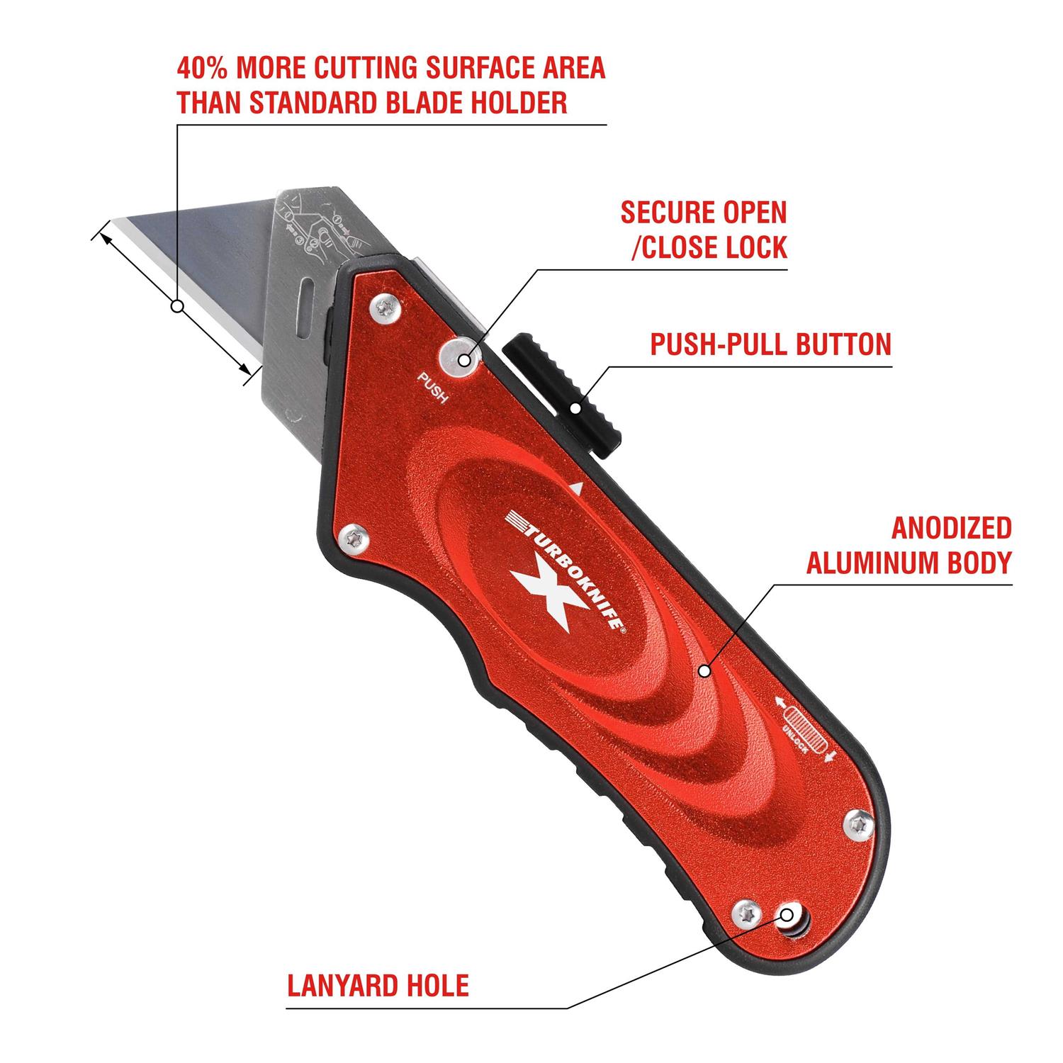 Olympia Tools Turboknife X 33-132 Utility Knife - Image 4