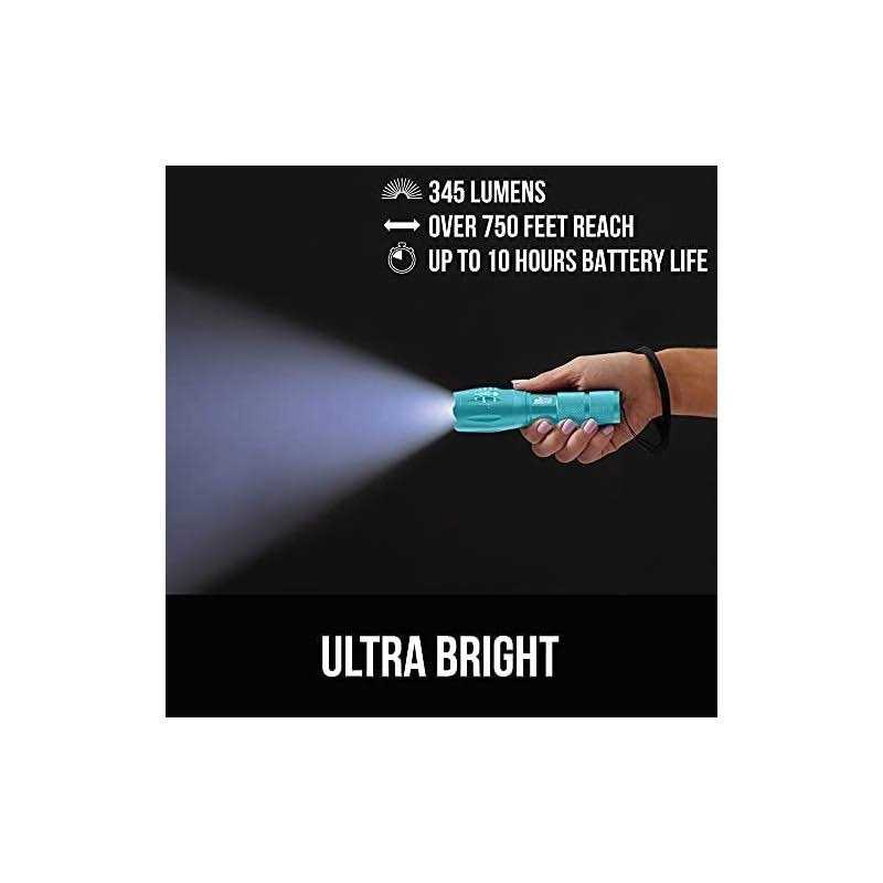 Gorilla Grip Powerful LED 750 FT Water Resistant 5 Adjustable Mode Tactical Flashlight - Image 3