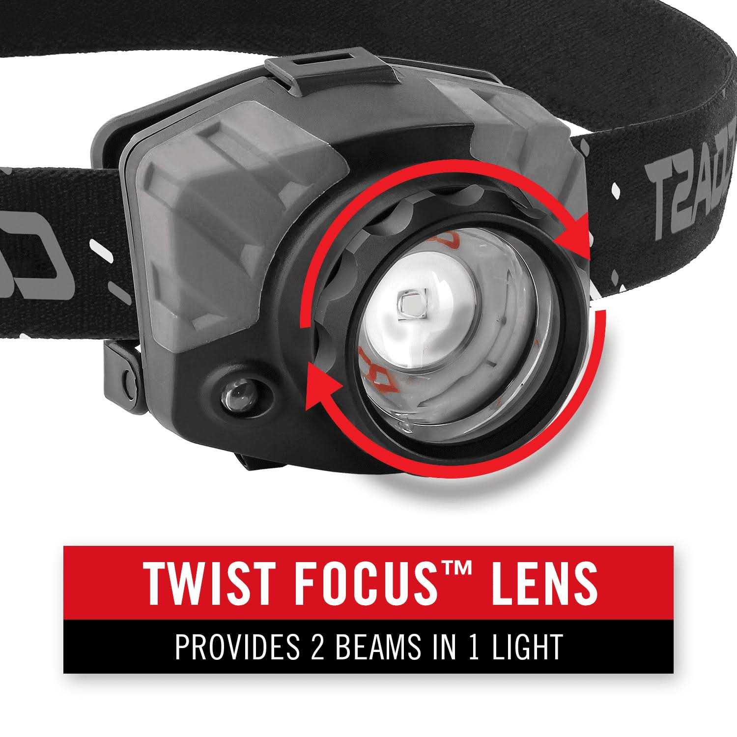 Coast Fl89 650 Lumen Alkaline Dual Power Tri-Color Ip54 Rated LED Headlamp - Image 3