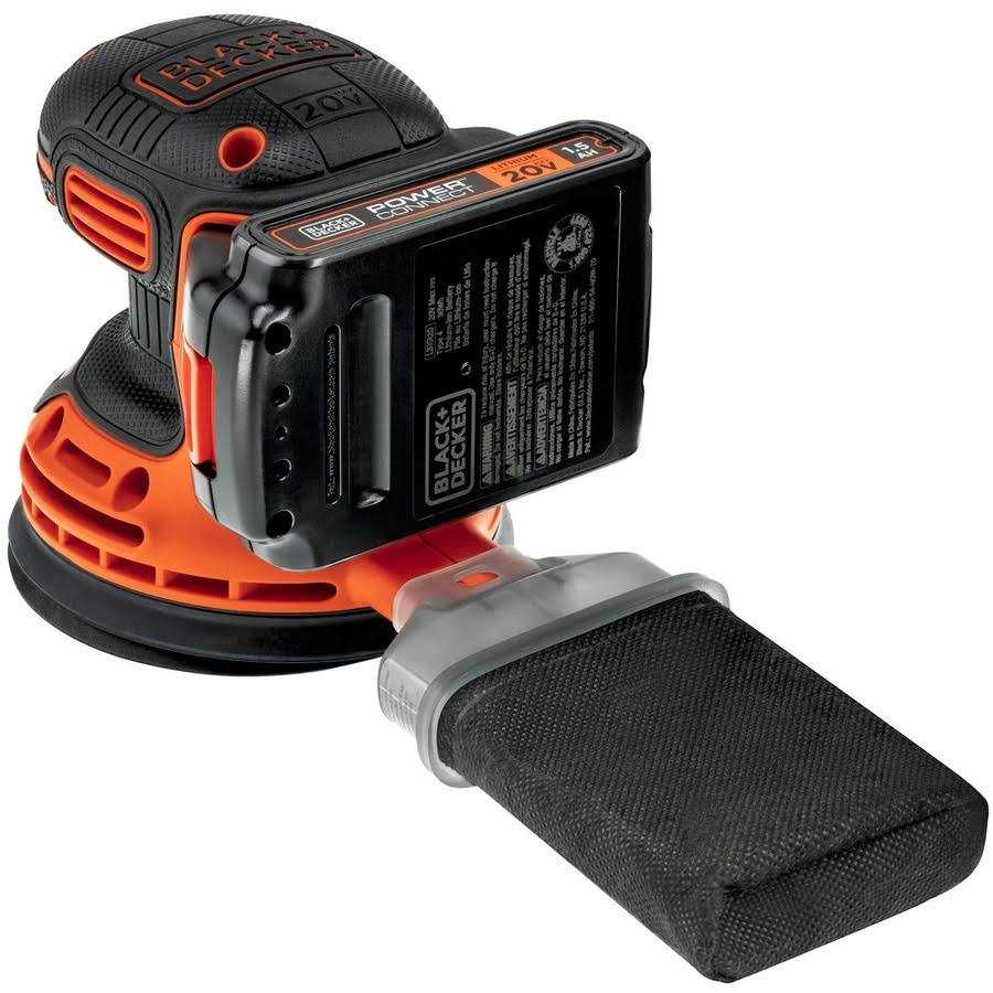 Black Decker BDCRO20C 20V MAX Cordless Random Orbital Sander - Image 3