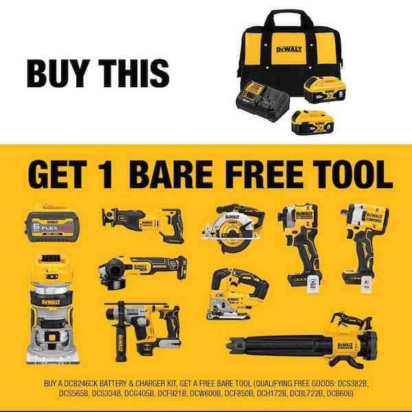 Dewalt DCB246CK 20V MAX Lithium Ion Starter Kit - Image 3