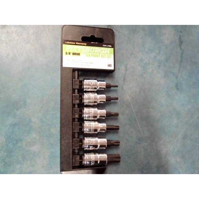 Pittsburgh 67886 6 Pc 3/8 in. Drive Star Bit Socket Set - Image 3