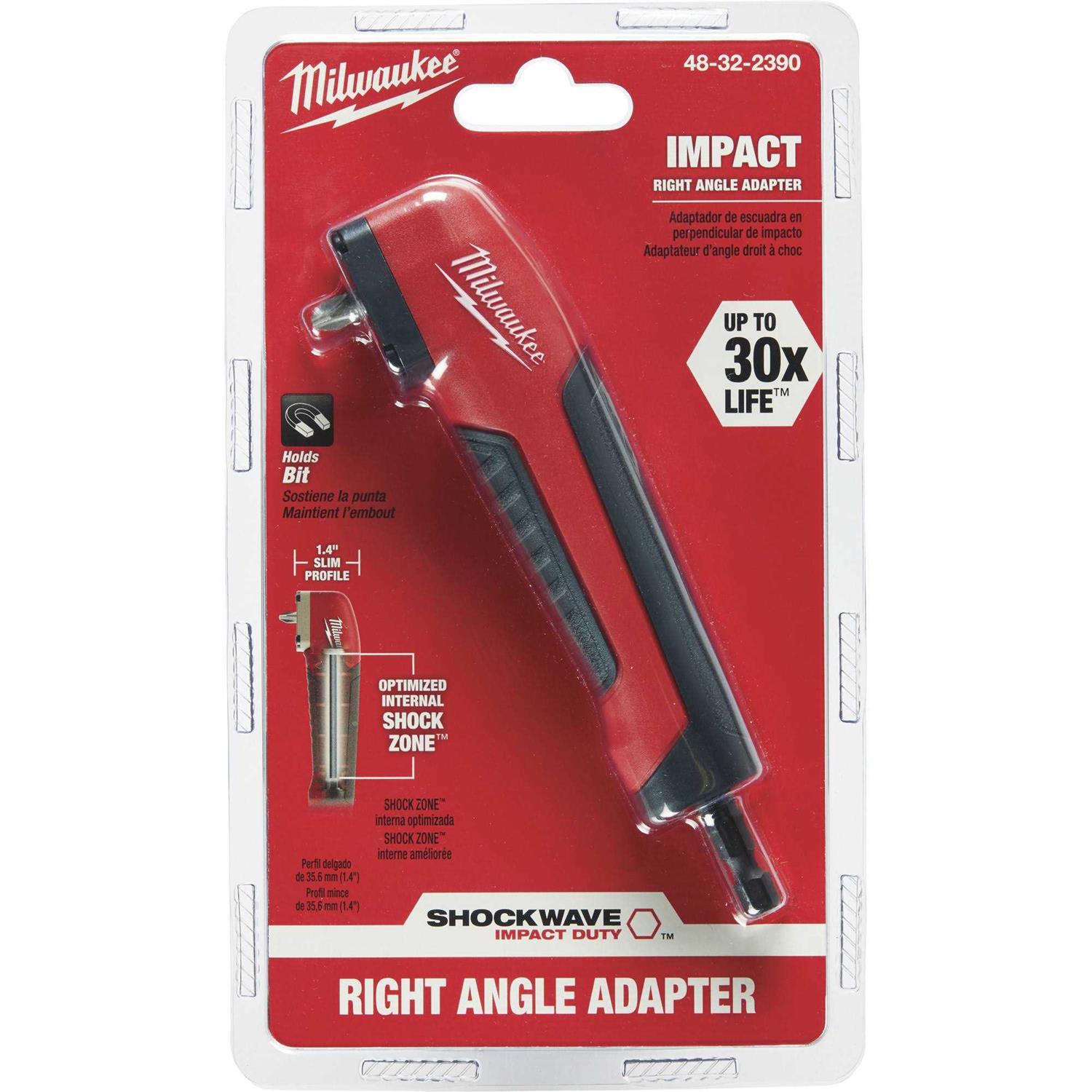 Milwaukee Shockwave Right Angle Adapter 48-32-2390 - Image 5
