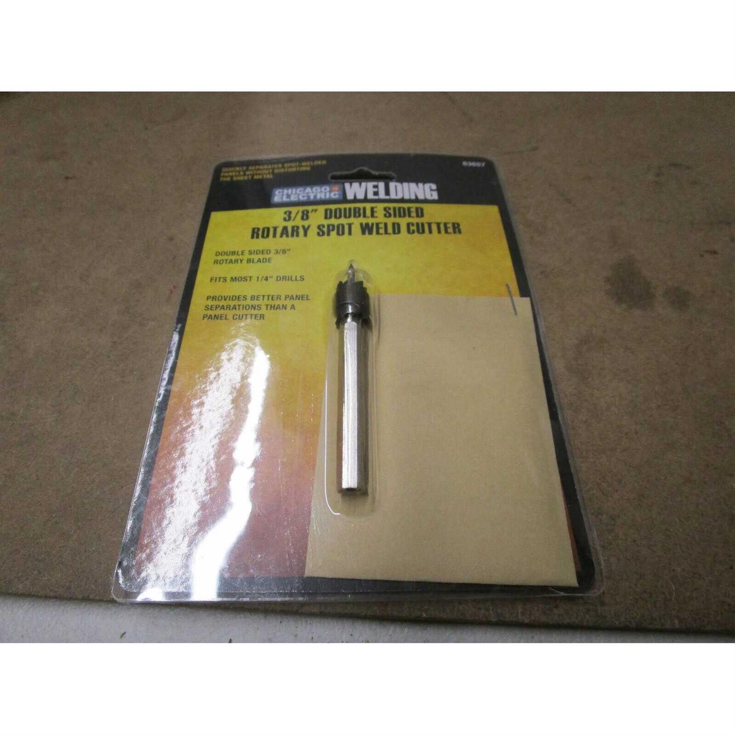 Chicago Electric Welding 3/8 in. Double Sided Rotary Spot Weld Cutter - Image 2