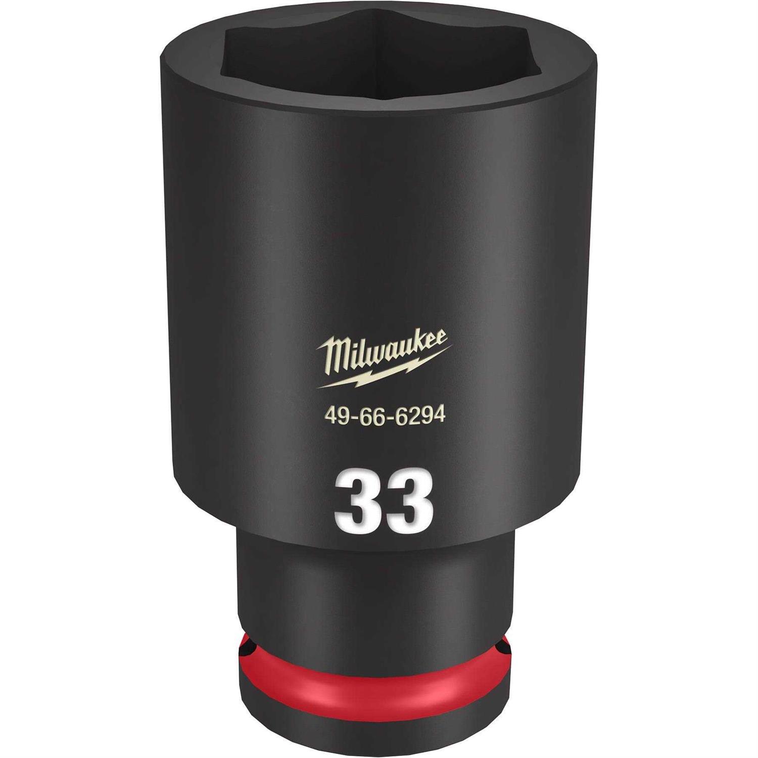Milwaukee Shockwave Impact Duty 1/2 Drive Deep 6 Point Socket 49-66