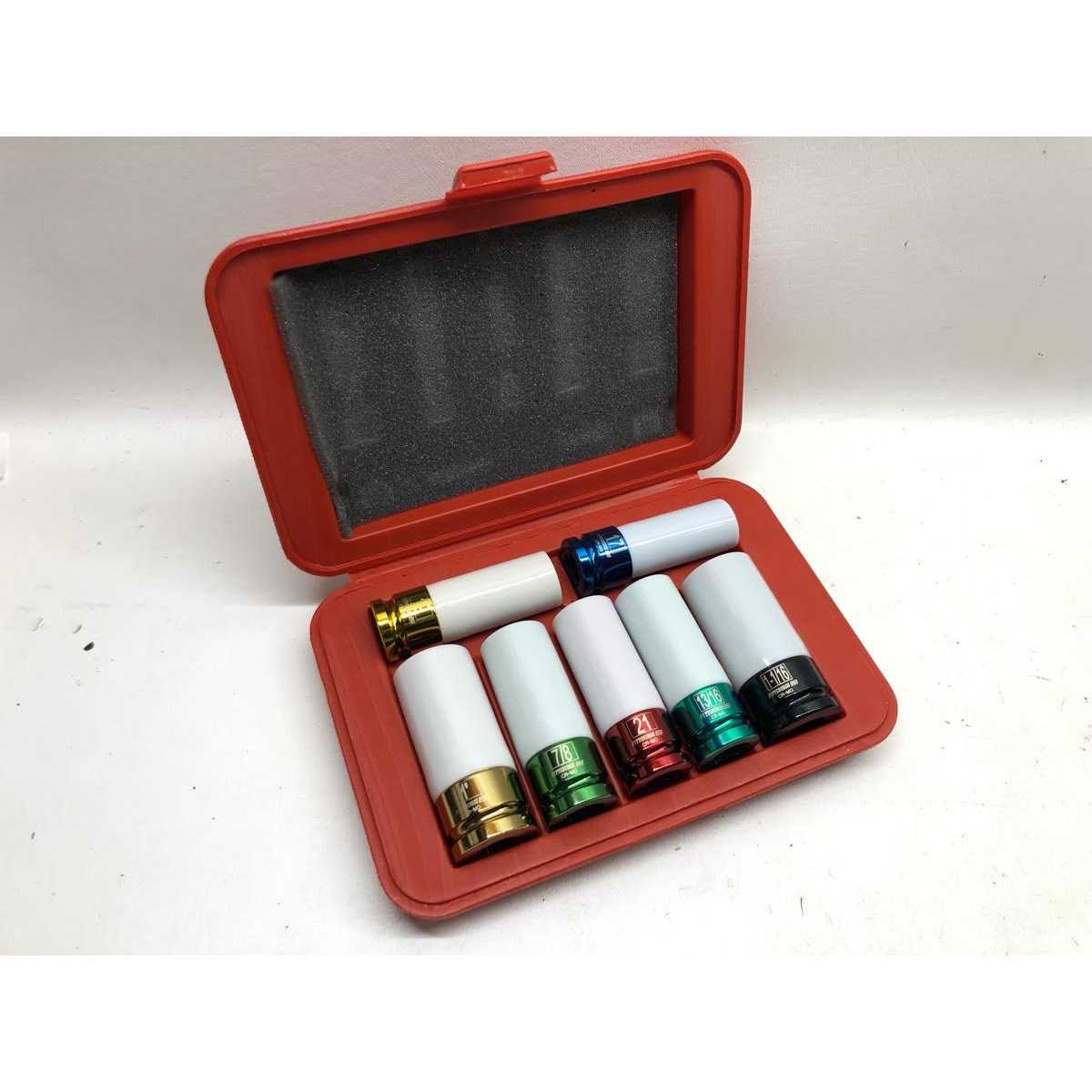 Pittsburgh Automotive 1/2 Lug Nut Impact Socket Set Metric and SAE - Image 4