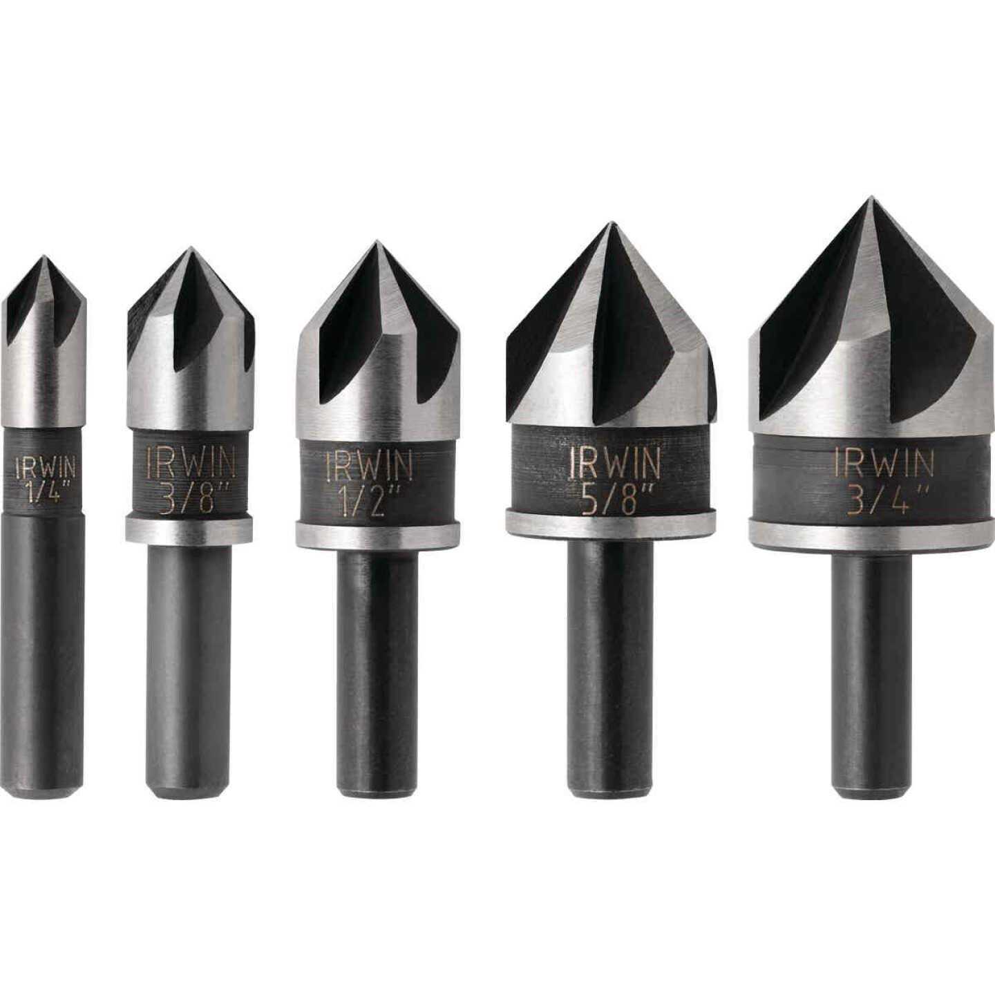 Irwin 5-Piece Black Oxide Metal Countersink Bit Set 1877791 - Image 5