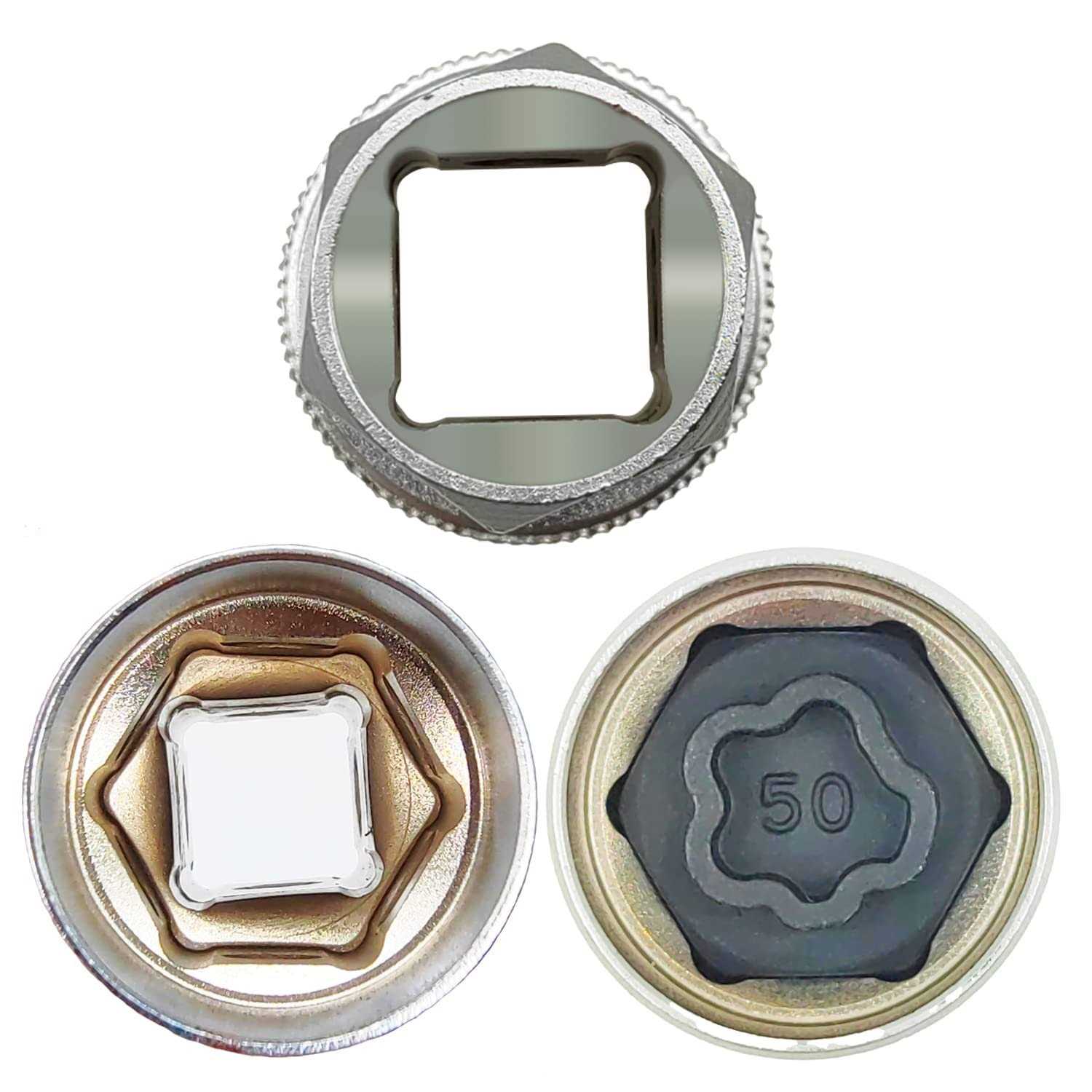 JEUCLEL 22pcs Wheel Locking Nut Key Kit Compatible with BMW Series Wheel Lock Nut Scoket Adapter Set - Image 5