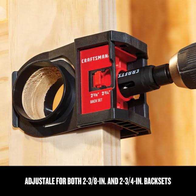 Craftsman 6-Piece Bi-Metal Arbored Adjustable Door Lock Kit Set CMAH1MDL - Image 3