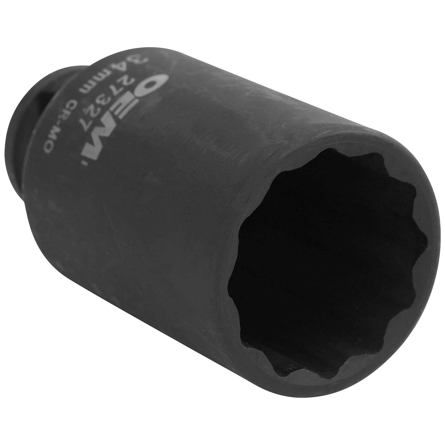 OEMTOOLS 27327 12 Pt. Axle Nut Socket 34 mm - Image 3