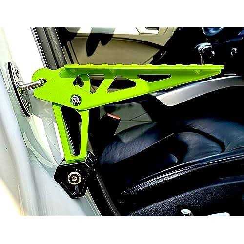 COWVIE Foldable Car Door Step Stand Pedal Access to Vehicle's Top Roof Both Feet Stand Pedal Ladder for Most SUV Truck - Image 5