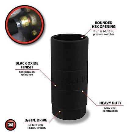 Performance Tool W80590 Oil Pressure Switch Socket - Image 4