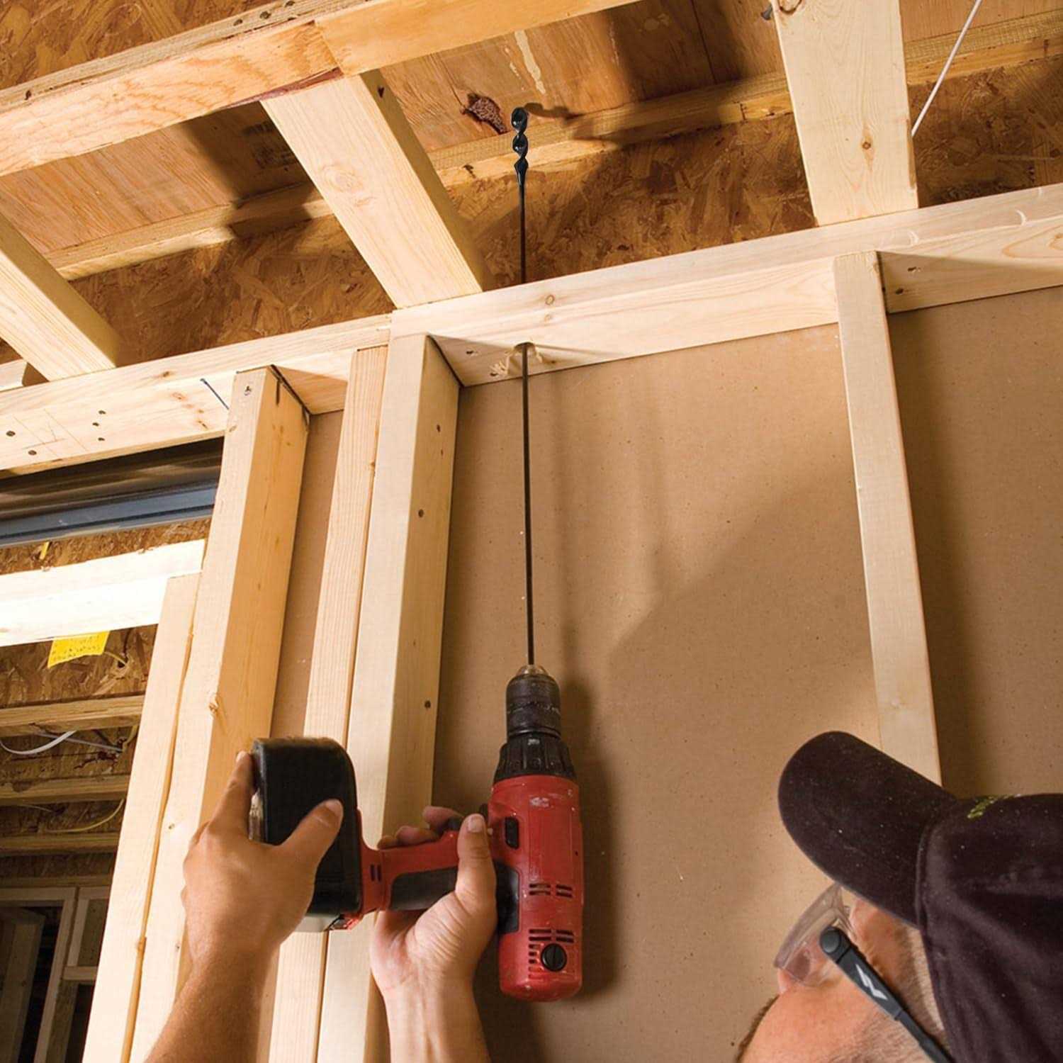 HUAALIUCHE Flexible Installer Drill Bit Fish Bit for Pulling Wire Through Tight Spaces with Minimal Damage 9/16-Inch by 36-Inch 1 Pack - Image 3