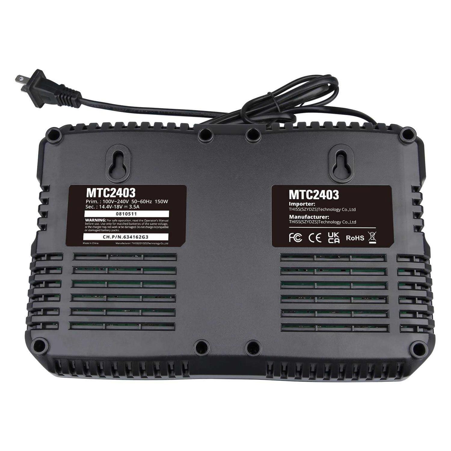 Makita DC18RD 18V Lithium-Ion Dual Port Rapid Optimum Charger - Image 3