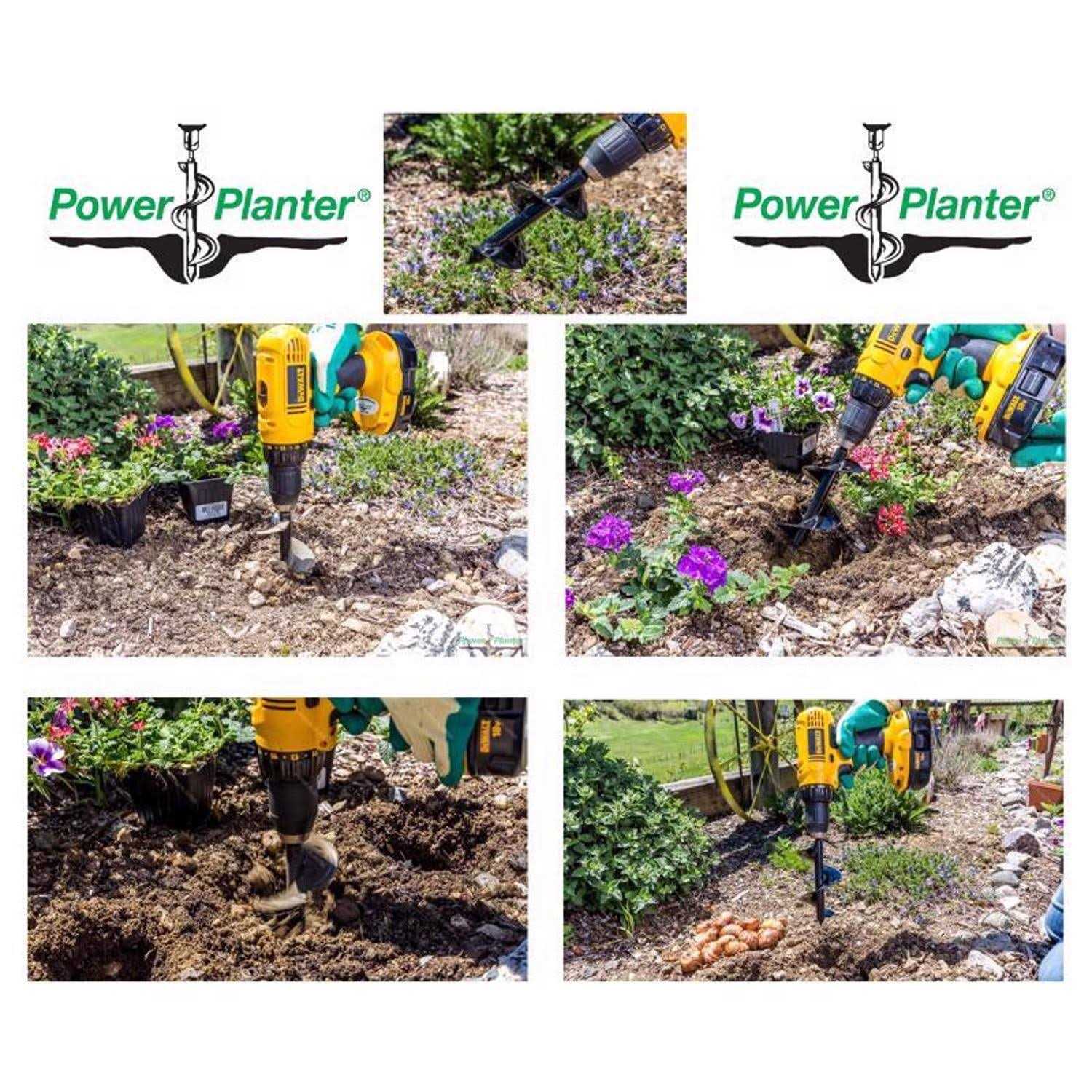 Power Planter 12 in. Steel Bulb Auger Drill Bit 312-RED - Image 3