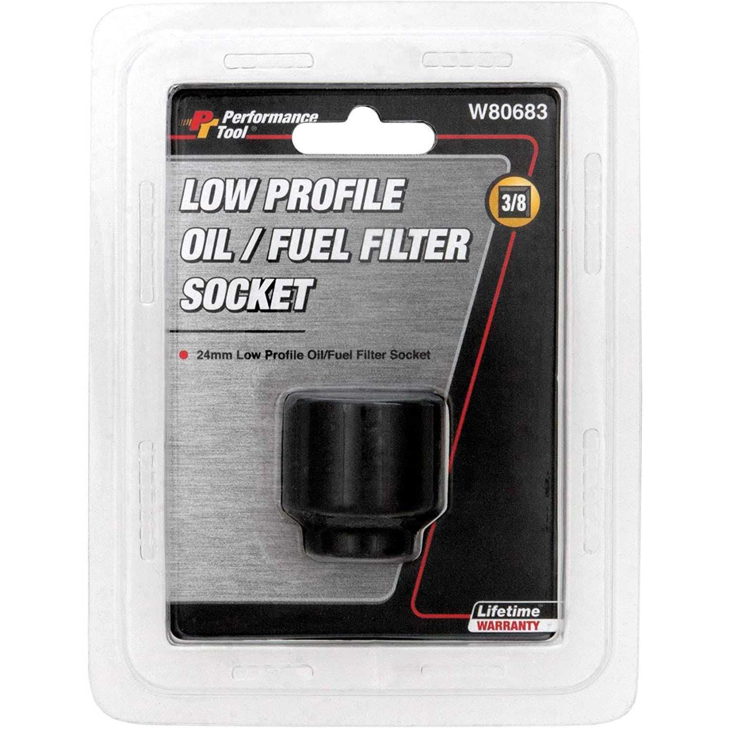 Performance Tool W80683 24mm Low Profile Oil Fuel Filter Socket - Image 3
