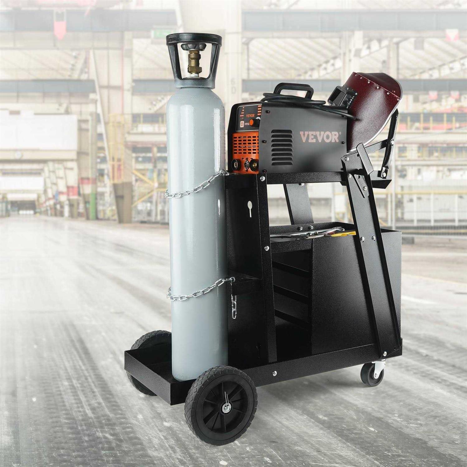 VEVOR Welding Cart 2-Tier 4 Drawers Welder Cart with 265lbs Static Weight Capacity - Image 3