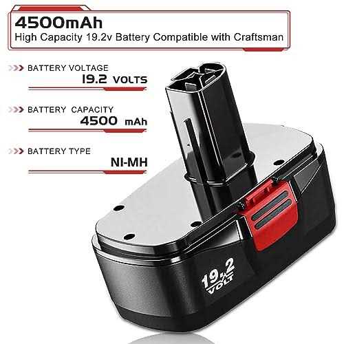 Enermall 3.6Ah Ni-MH Replace for Craftsman 19.2 Volt Battery - Image 4