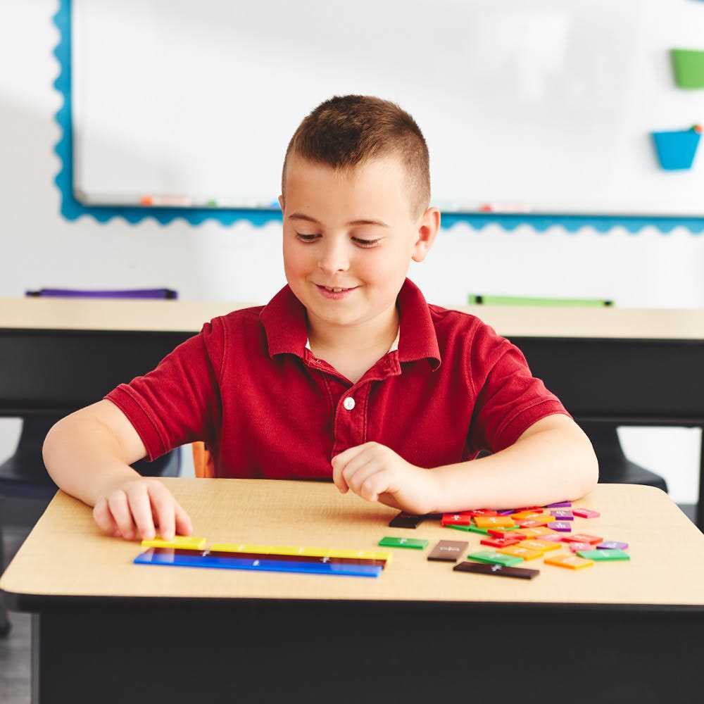 Eai Education Fraction Tiles with Tray - Image 5