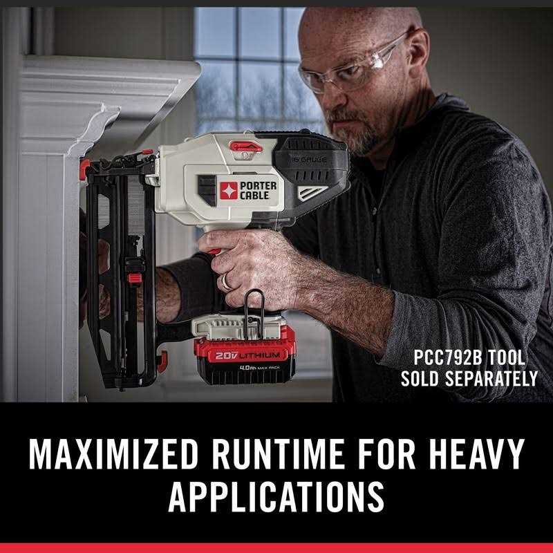 Porter Cable 20V Max Lithium Ion Battery - Image 4