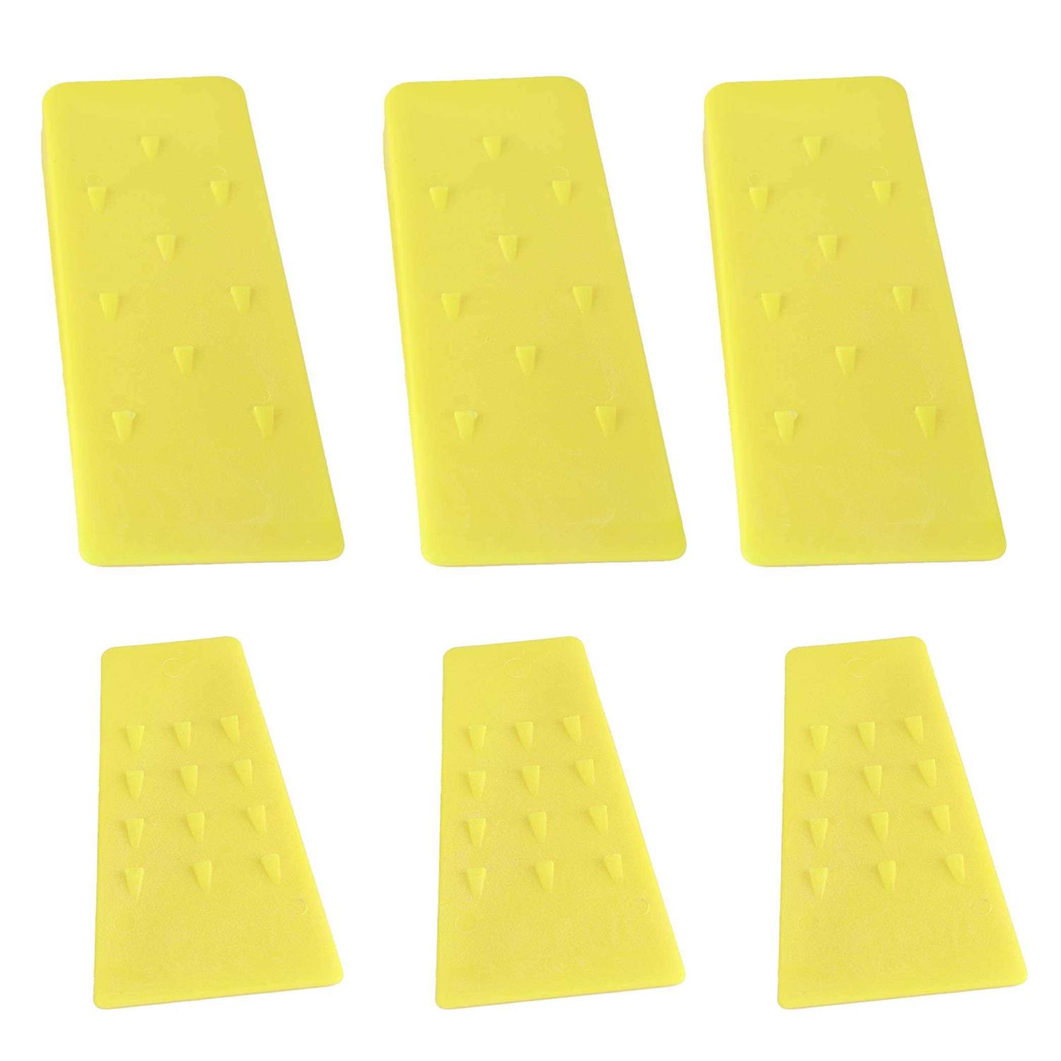 AR-PRO 6 Pack Tree Felling Wedges with Spikes for Safe Tree Cutting – 3 Each of 8” and 5.5” Wedges with Storage Bag - Image 5