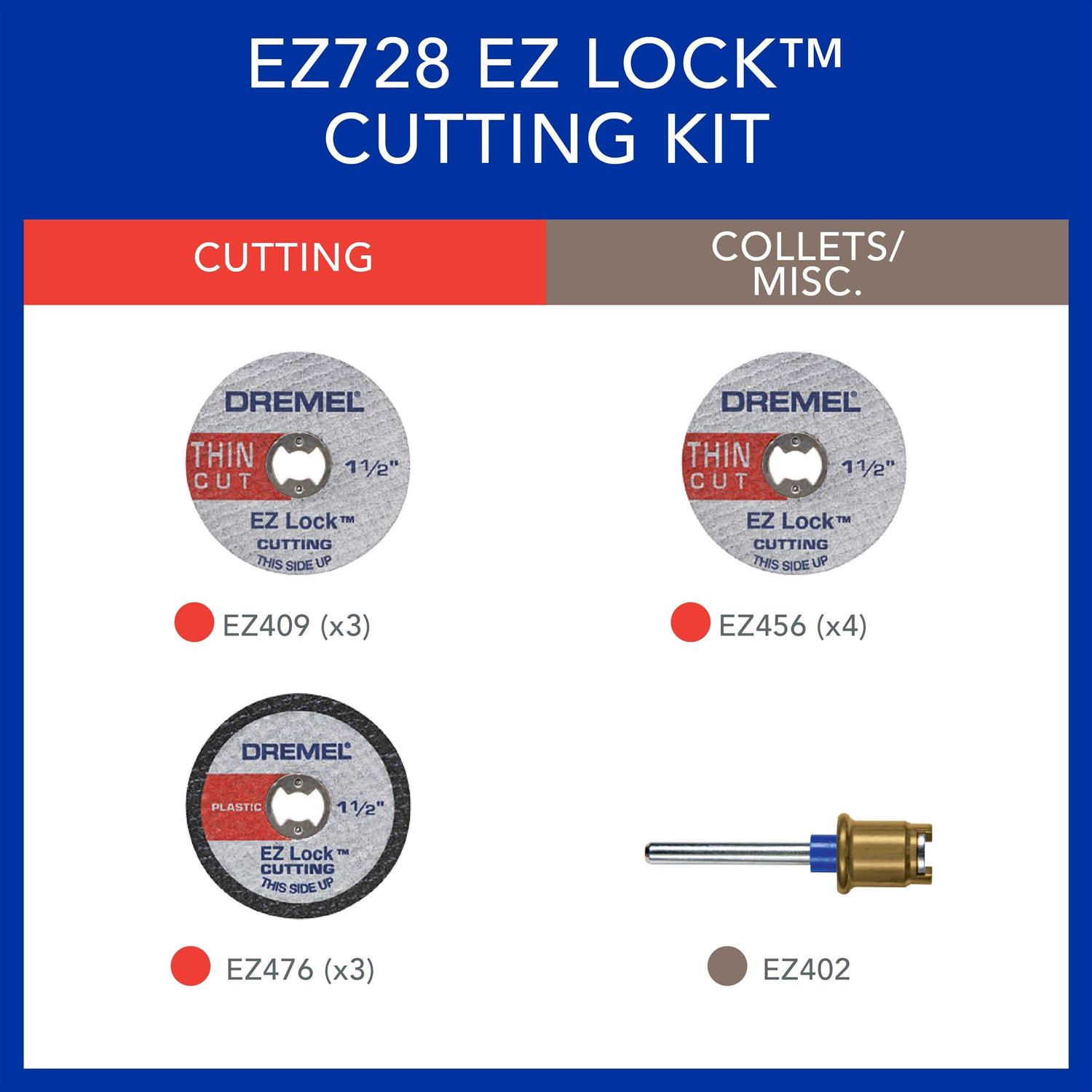 Dremel EZ728-01 EZ Lock Cutting Rotary Accessory Kit - Image 5