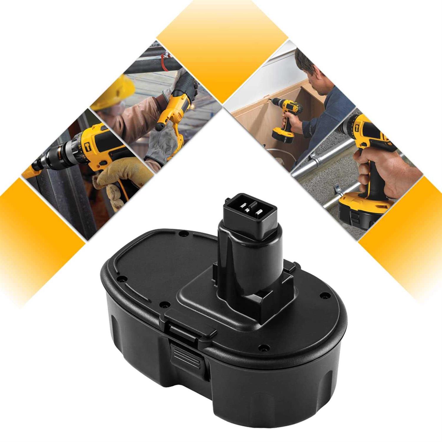 2 Pack 3.6Ah Ni-Mh Dc9098 Dc9098 DC9096 18 Volt Replacement Battery Compatible with Dewalt 18V Battery Dw9096 DW9098 Dw9099 DE9095 De9098 De9091 - Image 4