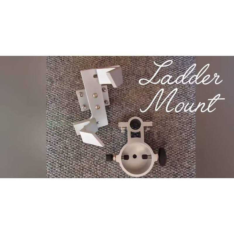 Eez RV Products Telescopic Starlink RV Ladder Pole 10ft with RV Ladder Mounting Bracket Kit Adjustable Hold up to 2.5 inch Diameter Pole - Image 5