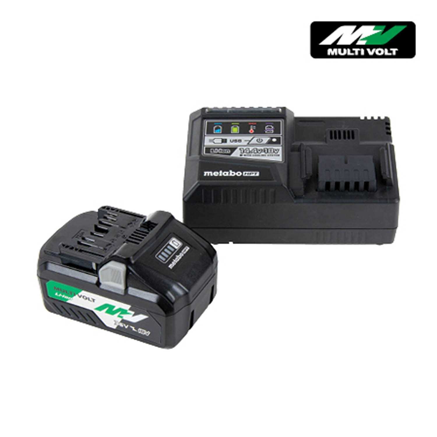 Metabo HPT MultiVolt Battery and Charger Starter Kit 36V/18V UC18YSL3B1M - Image 3
