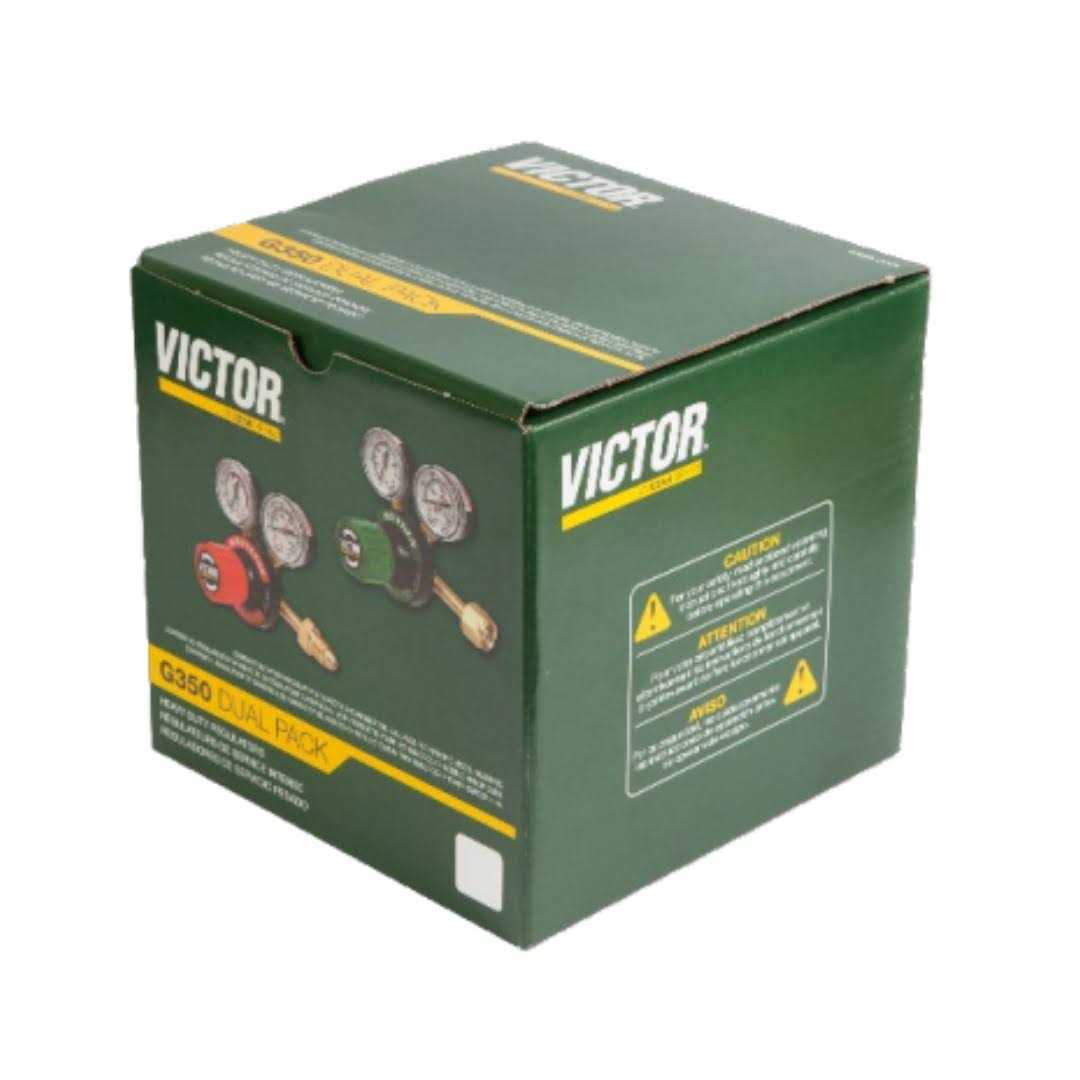 ESAB Set of Victor G250 Oxygen & Acetylene Regulators - Image 5