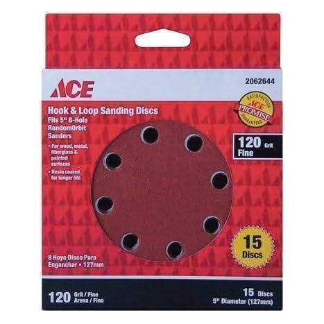ACE Hook and Loop Sanding Disc 120 Grit - Image 3