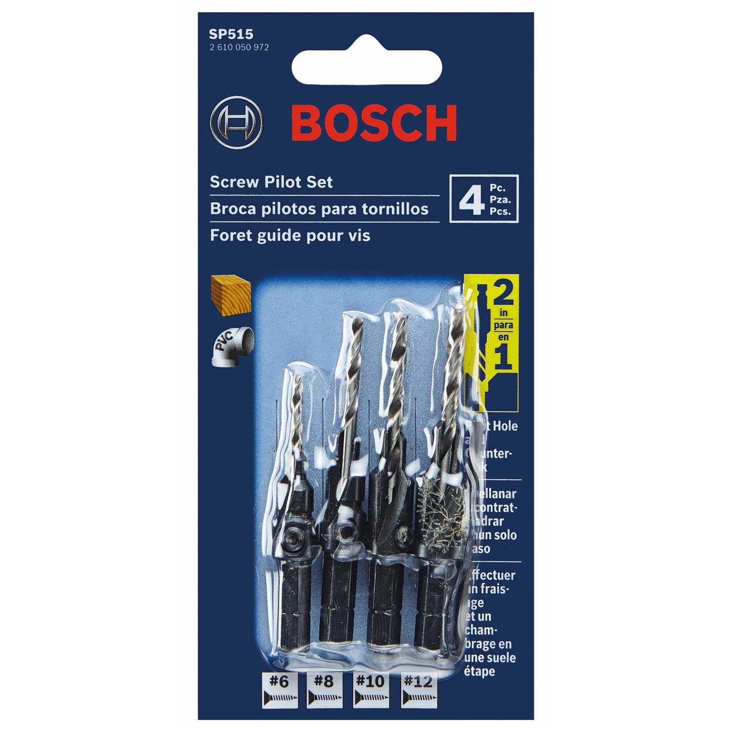 Bosch SP515 5 pc. Hex Shank Screw Pilot Bit Set - Image 4