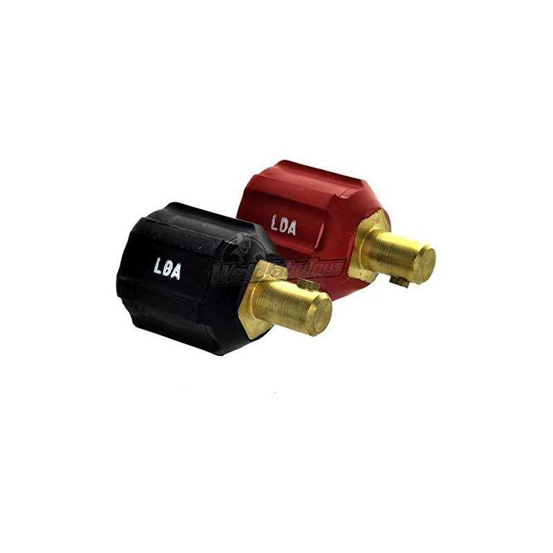 Lenco International Dinse Type Machine Plug Adapter, Male and Female Connection 05335 - Image 5