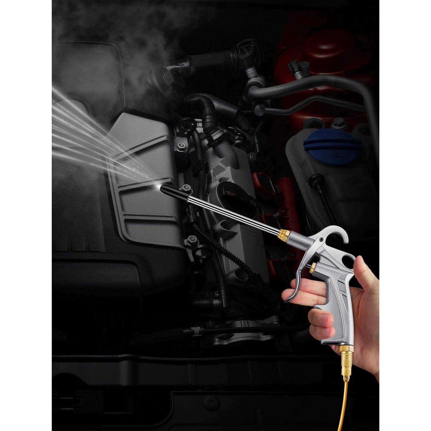 JASTIND Heavy Duty Air Blow Gun Air Nozzle Blow Gun Air Blower for Compressor with Bigger Pipe & Extended Nozzle - Image 5