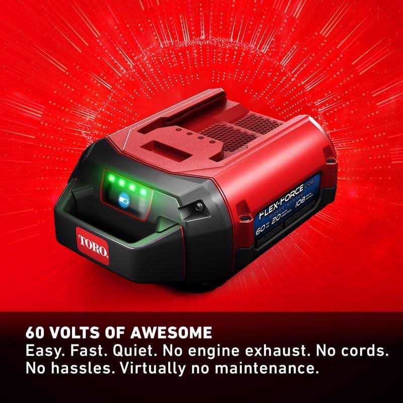 Toro Flex-Force Power System 60-Volt Max 6.0 Ah Lithium-Ion L324 Battery - Image 3