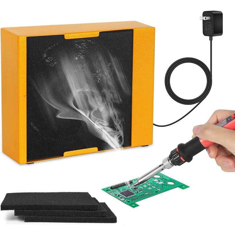 NOEVSBIG Solder Fume Extractor Smoke Absorber Remover Smoke Prevention Absorber Diy Working Fan for Soldering Station - Image 3