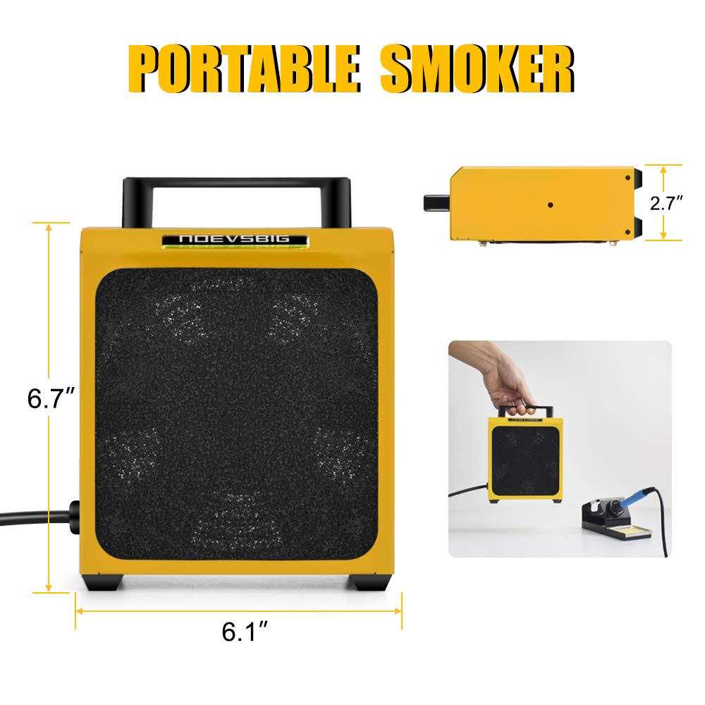 NOEVSBIG Solder Fume Extractor Smoke Absorber Remover Smoke Prevention Absorber Diy Working Fan for Soldering Station - Image 5