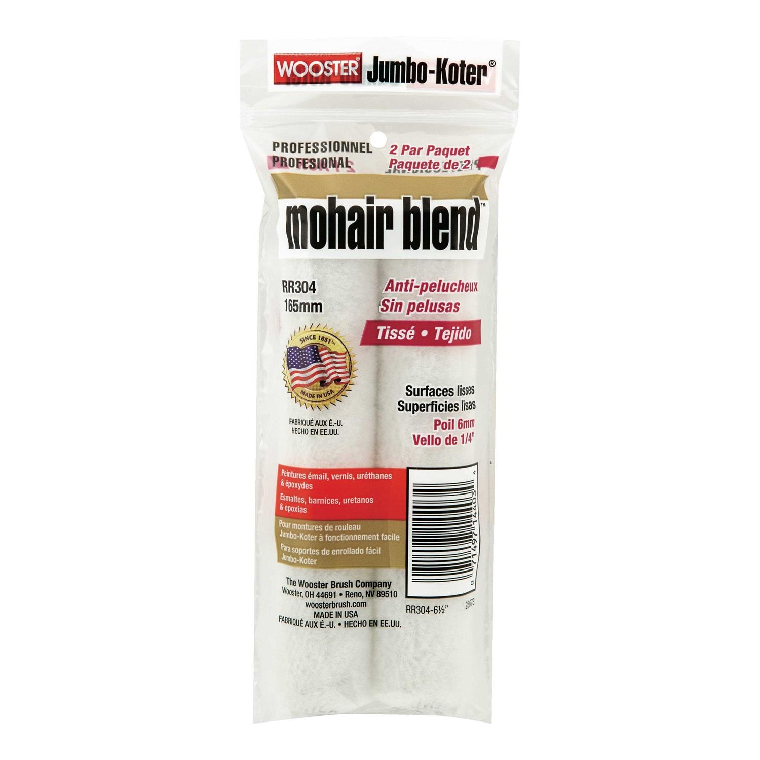 Wooster Brush Jumbo-Koter Roller-Cover Mohair 4-1/2 - Image 3