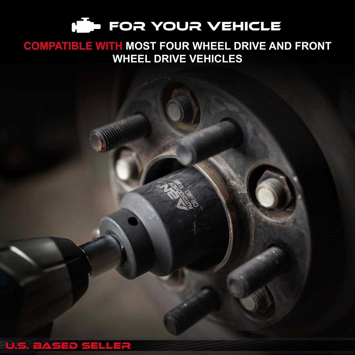 Abn Axle Nut Socket 35mm 12in Drive 6 Point Universal for All Veh - Image 5